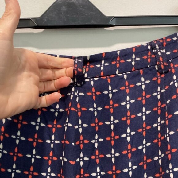 Anthropologie by Cartonnier Blue Wide Leg Pants Size 10 - Picture 8 of 14